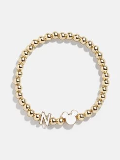 Mickey Mouse Disney Initial Pisa Bracelet - White 36 Mickey Mouse Disney Initial Pisa Bracelet - White -Baublebar 105930 G N