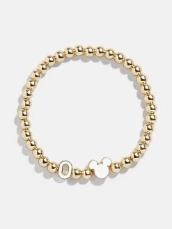 Mickey Mouse Disney Initial Pisa Bracelet - White 37 Mickey Mouse Disney Initial Pisa Bracelet - White -Baublebar 105930 G O
