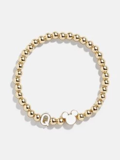Mickey Mouse Disney Initial Pisa Bracelet - White 39 Mickey Mouse Disney Initial Pisa Bracelet - White -Baublebar 105930 G Q