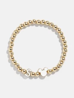 Mickey Mouse Disney Initial Pisa Bracelet - White 41 Mickey Mouse Disney Initial Pisa Bracelet - White -Baublebar 105930 G S