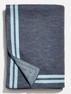 Your Name In Stripes Custom Blanket - Light Blue / Dark Blue 11 Your Name In Stripes Custom Blanket - Light Blue / Dark Blue -Baublebar 106283 G 02