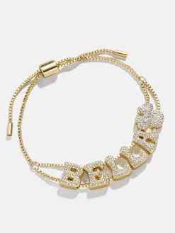 Minnie Mouse Disney Custom Slider Bracelet - Retro Pavé -Baublebar 106442 G 02