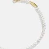 Ashley 18K Gold & Pearl Bracelet - White -Baublebar 106475 G 01