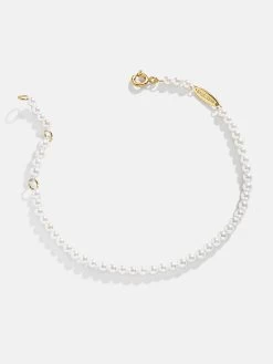 Ashley 18K Gold & Pearl Bracelet - White -Baublebar 106475 G 02