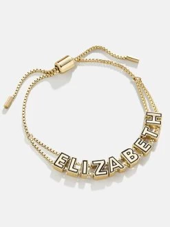 Mini Custom Slider Bracelet - Black -Baublebar 106589 G 02