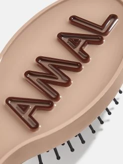 Fine Line Mini Custom Hair Brush - Fine Line Tan -Baublebar 107695 G 03