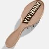 Block Font Mini Custom Hair Brush - Block Font Tan -Baublebar 107695 G 04