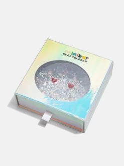 Child At Heart 18K Gold Kids' Earrings - Red -Baublebar 107716 G 03