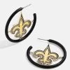 New Orleans Saints NFL Logo Hoops - New Orleans Saints -Baublebar 107977 G 01