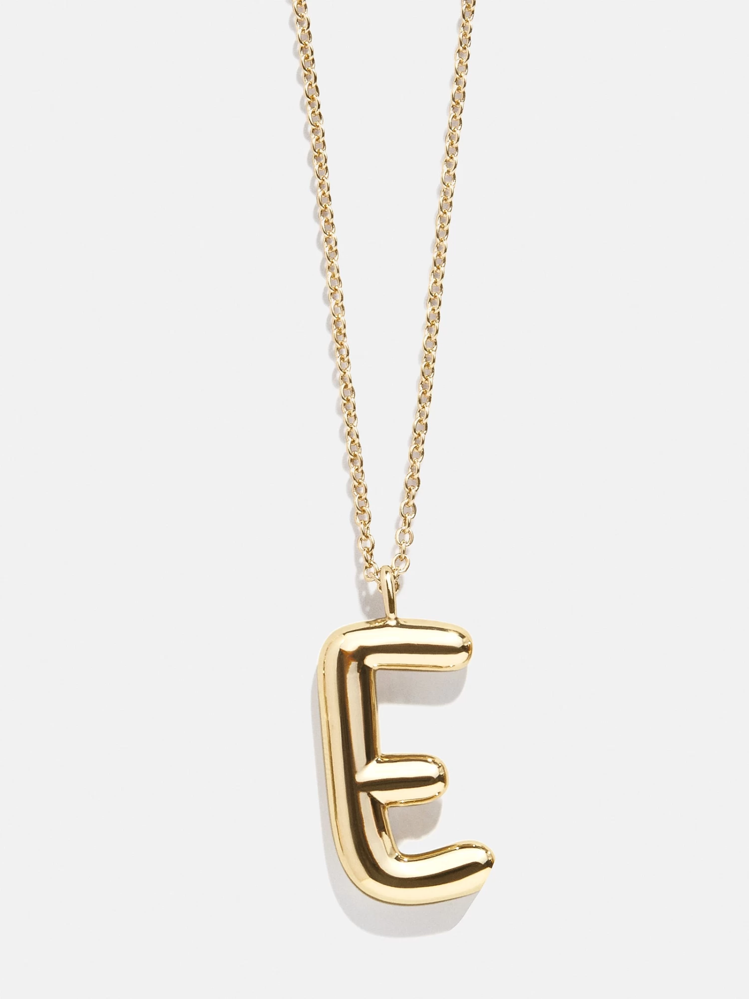 Bubble Script Initial Necklace - Gold 9 Bubble Script Initial Necklace - Gold - Image 7