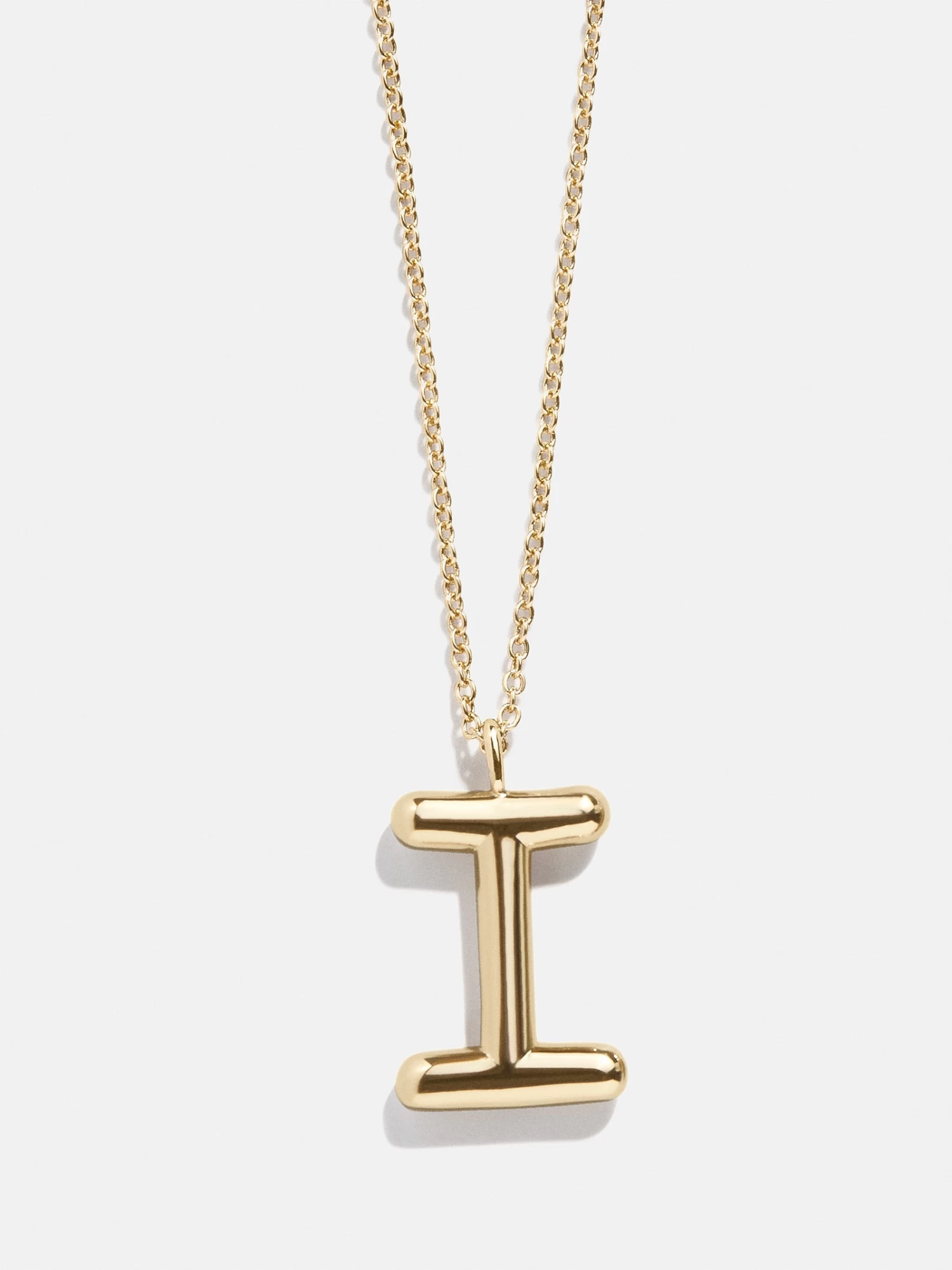 Bubble Script Initial Necklace - Gold 13 Bubble Script Initial Necklace - Gold - Image 11