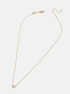 Yolanda 18K Gold Necklace - Clear/Gold -Baublebar 108707 G 02