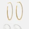 Niata 18K Gold Earrings - 24MM -Baublebar 108728 G 01