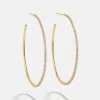 Niata 18K Gold Earrings - 40MM