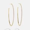 Niata 18K Gold Earrings - 48MM 1 Niata 18K Gold Earrings - 48MM -Baublebar 108730 G 01