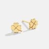 Felicity 18K Gold Earrings - Gold Clover