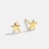 Dara 18K Gold Earrings - Gold Star -Baublebar 108740 G 01