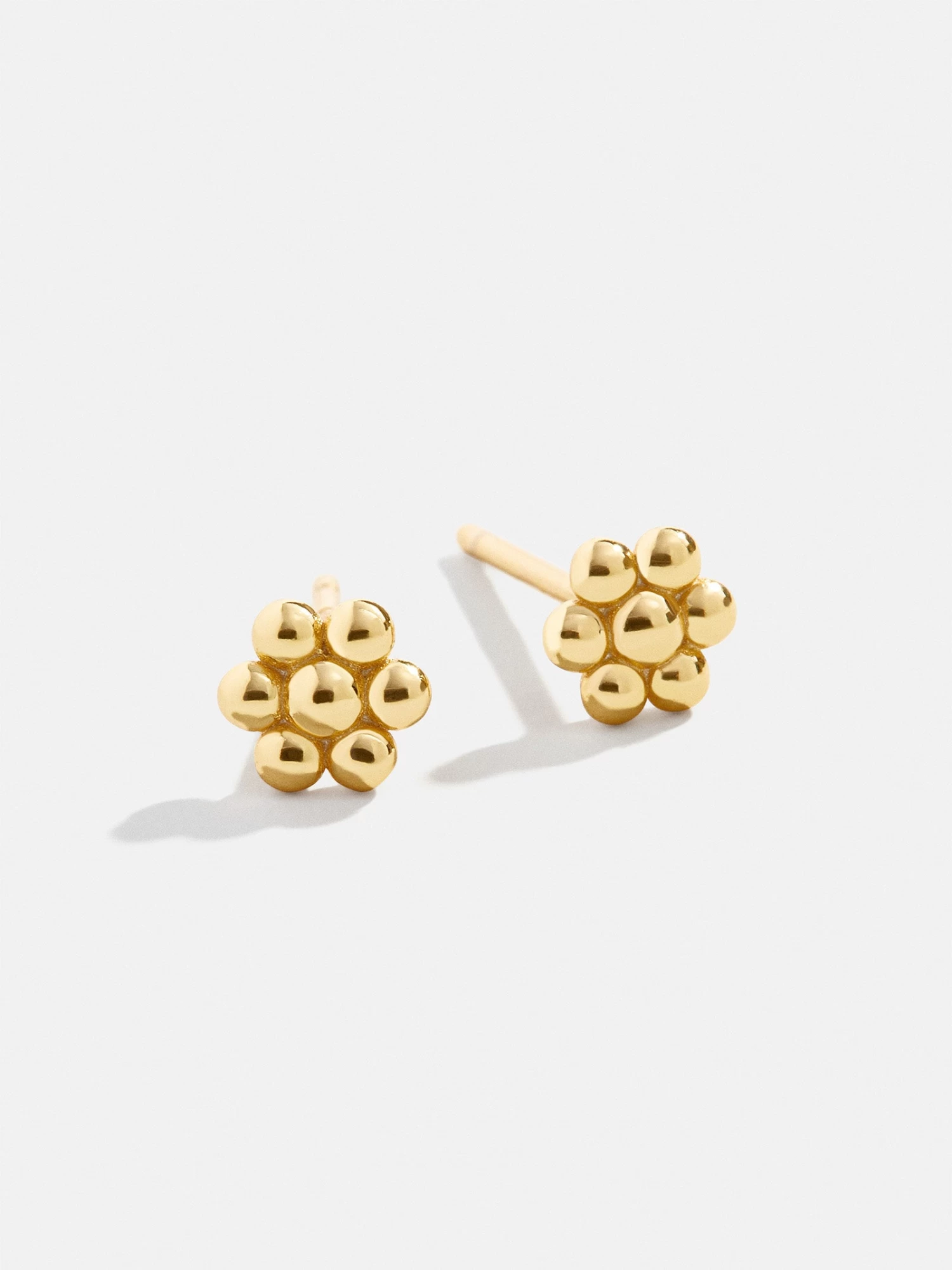 Dahlia 18K Gold Earrings - Gold Flower 3 Dahlia 18K Gold Earrings - Gold Flower