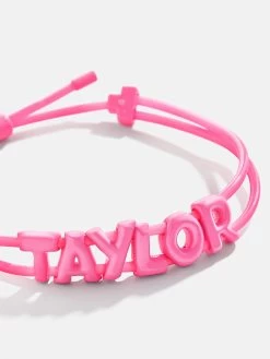Say It All Custom Slider Bracelet - Hot Pink -Baublebar 108765 G 01