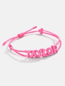 Say It All Custom Slider Bracelet - Hot Pink -Baublebar 108765 G 02