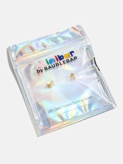 Whole Lotta Heart 18K Gold Kids' Earrings - Gold -Baublebar 108871 G 03