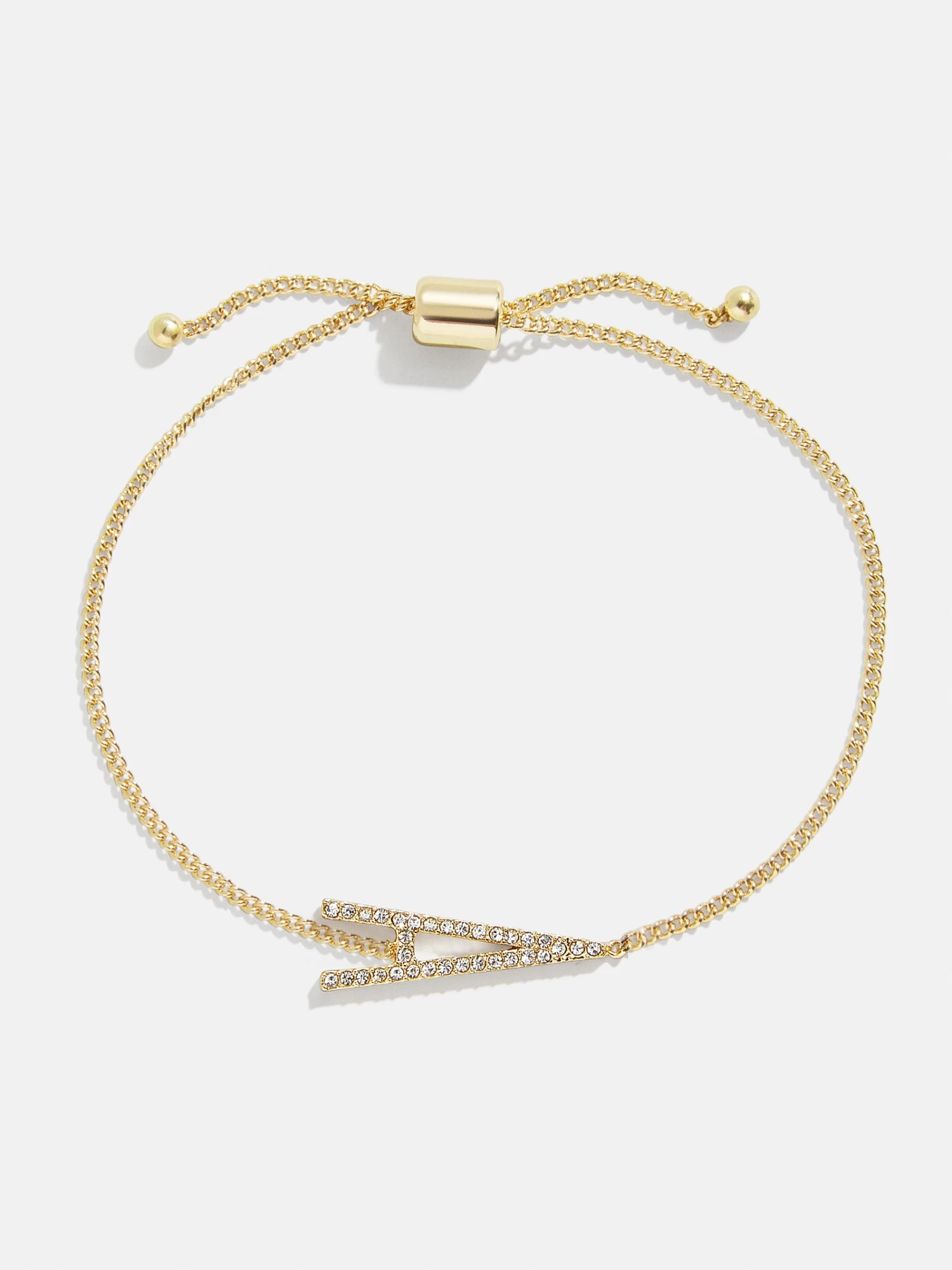 East West Initial Bracelet - Gold/Pavé 5 East West Initial Bracelet - Gold/Pavé - Image 3