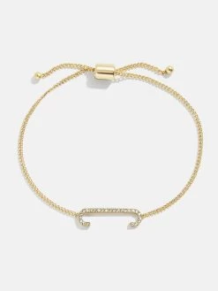 East West Initial Bracelet - Gold/Pavé 27 East West Initial Bracelet - Gold/Pavé -Baublebar 108875 G C