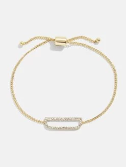 East West Initial Bracelet - Gold/Pavé 28 East West Initial Bracelet - Gold/Pavé -Baublebar 108875 G D