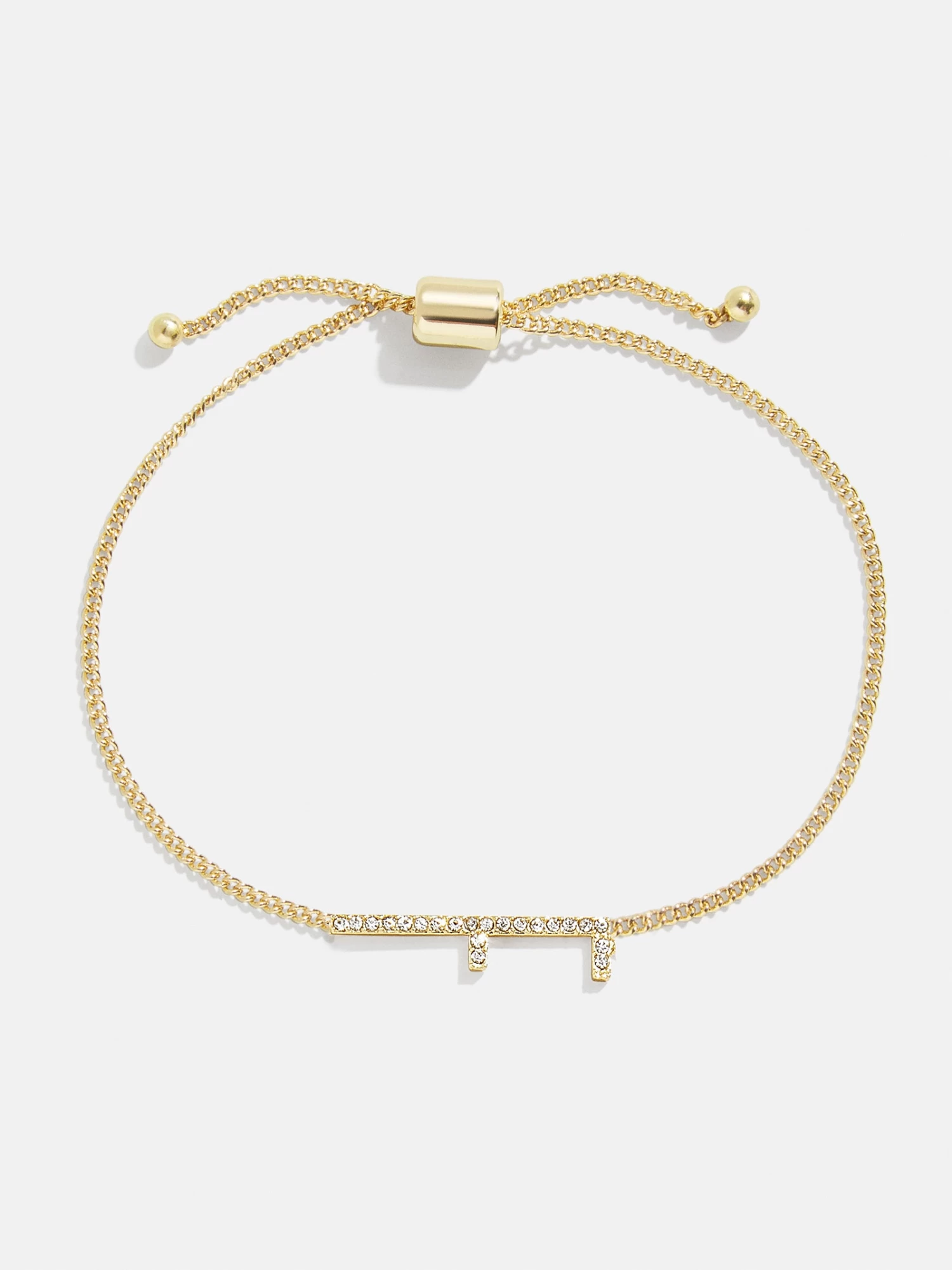 East West Initial Bracelet - Gold/Pavé 11 East West Initial Bracelet - Gold/Pavé - Image 9