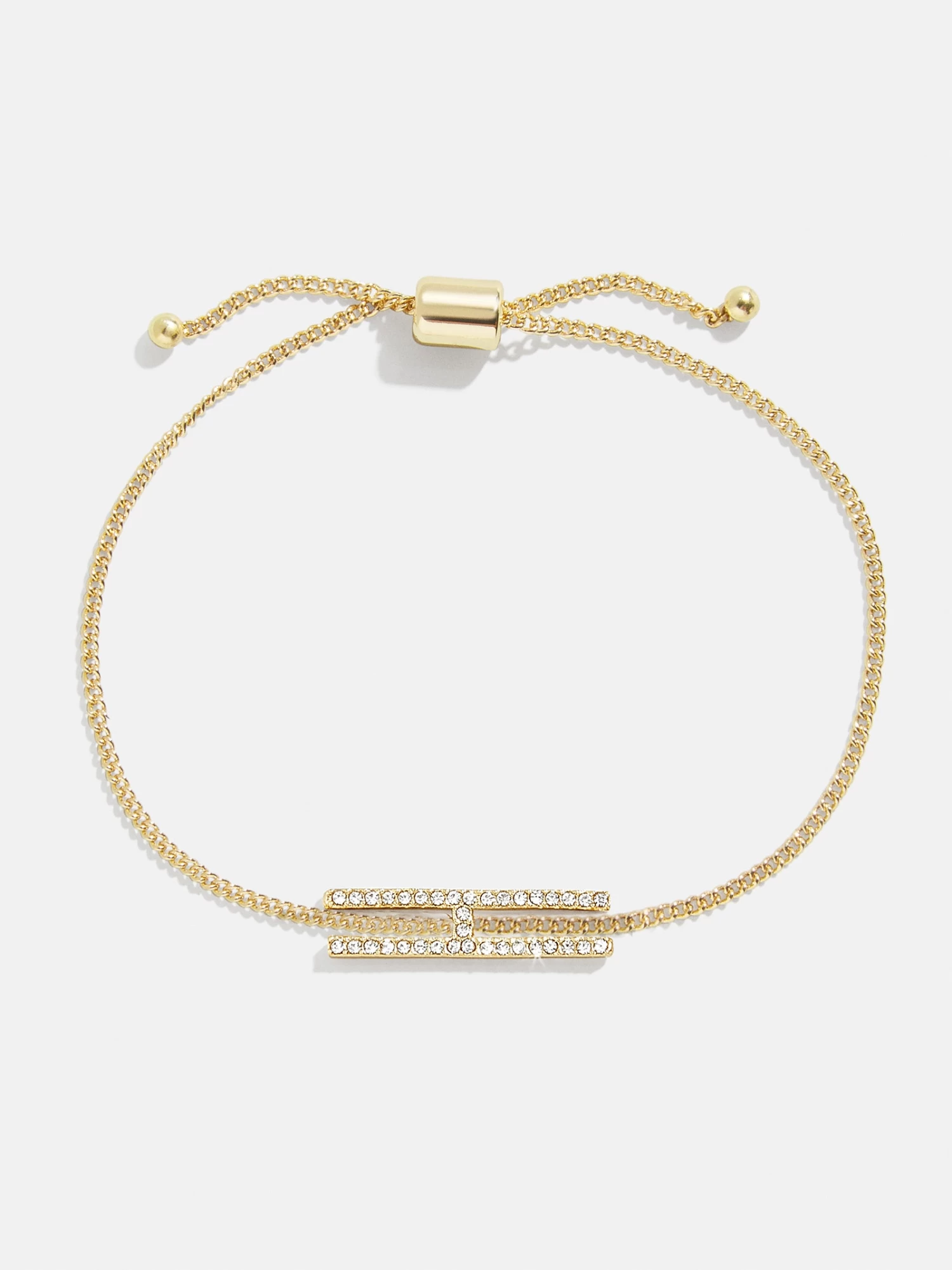East West Initial Bracelet - Gold/Pavé 13 East West Initial Bracelet - Gold/Pavé - Image 11