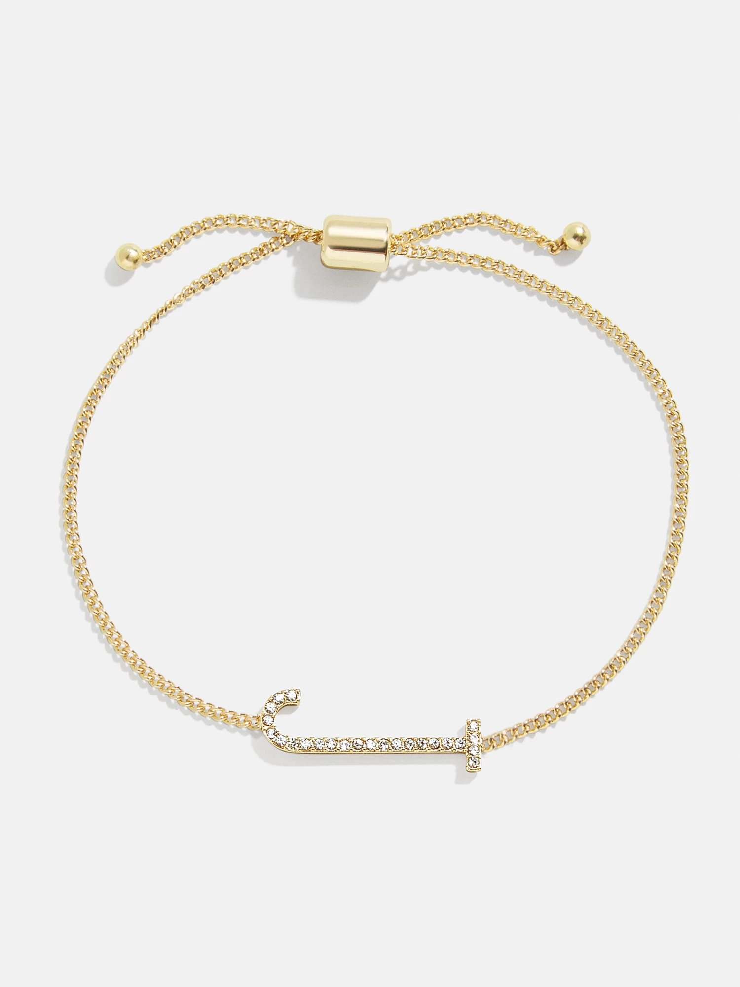 East West Initial Bracelet - Gold/Pavé 15 East West Initial Bracelet - Gold/Pavé - Image 13