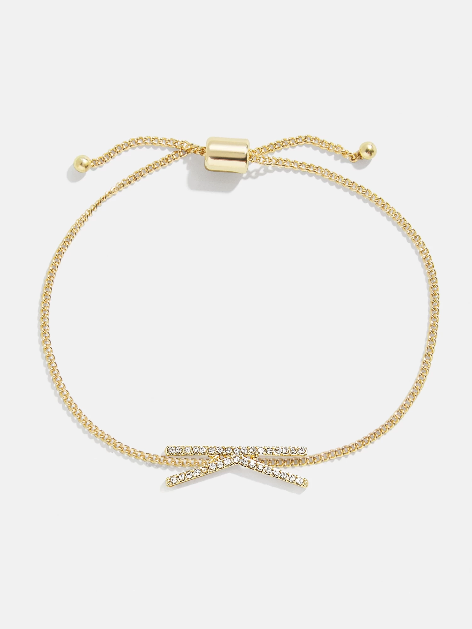 East West Initial Bracelet - Gold/Pavé 16 East West Initial Bracelet - Gold/Pavé - Image 14