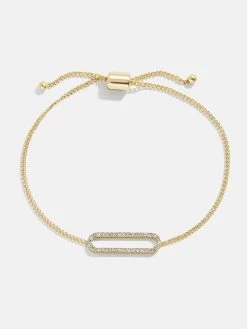 East West Initial Bracelet - Gold/Pavé 39 East West Initial Bracelet - Gold/Pavé -Baublebar 108875 G O