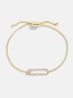 East West Initial Bracelet - Gold/Pavé 41 East West Initial Bracelet - Gold/Pavé -Baublebar 108875 G Q
