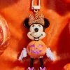 Minnie Mouse Disney Glow-In-The-Dark Bag Charm - Glow-In-The-Dark Minnie Mouse Pumpkin -Baublebar 108937 G 06