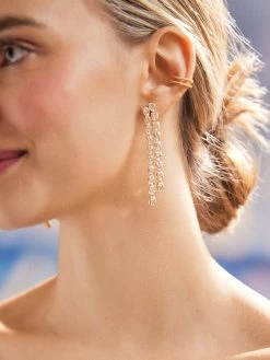 Ava Earrings - Clear -Baublebar 109688 m