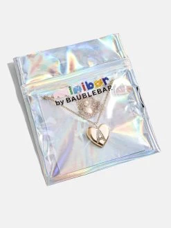 Little Love Kids' Initial Heart Necklace - Gold -Baublebar 110306 G 03