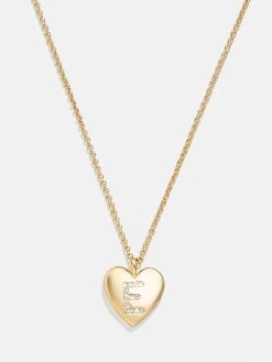 Little Love Kids' Initial Heart Necklace - Gold -Baublebar 110306 G E