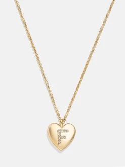 Little Love Kids' Initial Heart Necklace - Gold -Baublebar 110306 G F