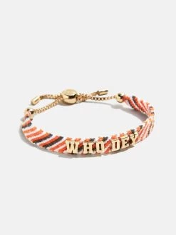 Cincinnati Bengals NFL Woven Friendship Bracelet - Cincinnati Bengals