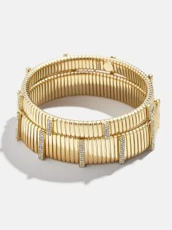 Casey Bracelet Set - Gold 9 Casey Bracelet Set - Gold -Baublebar 110785 G 02