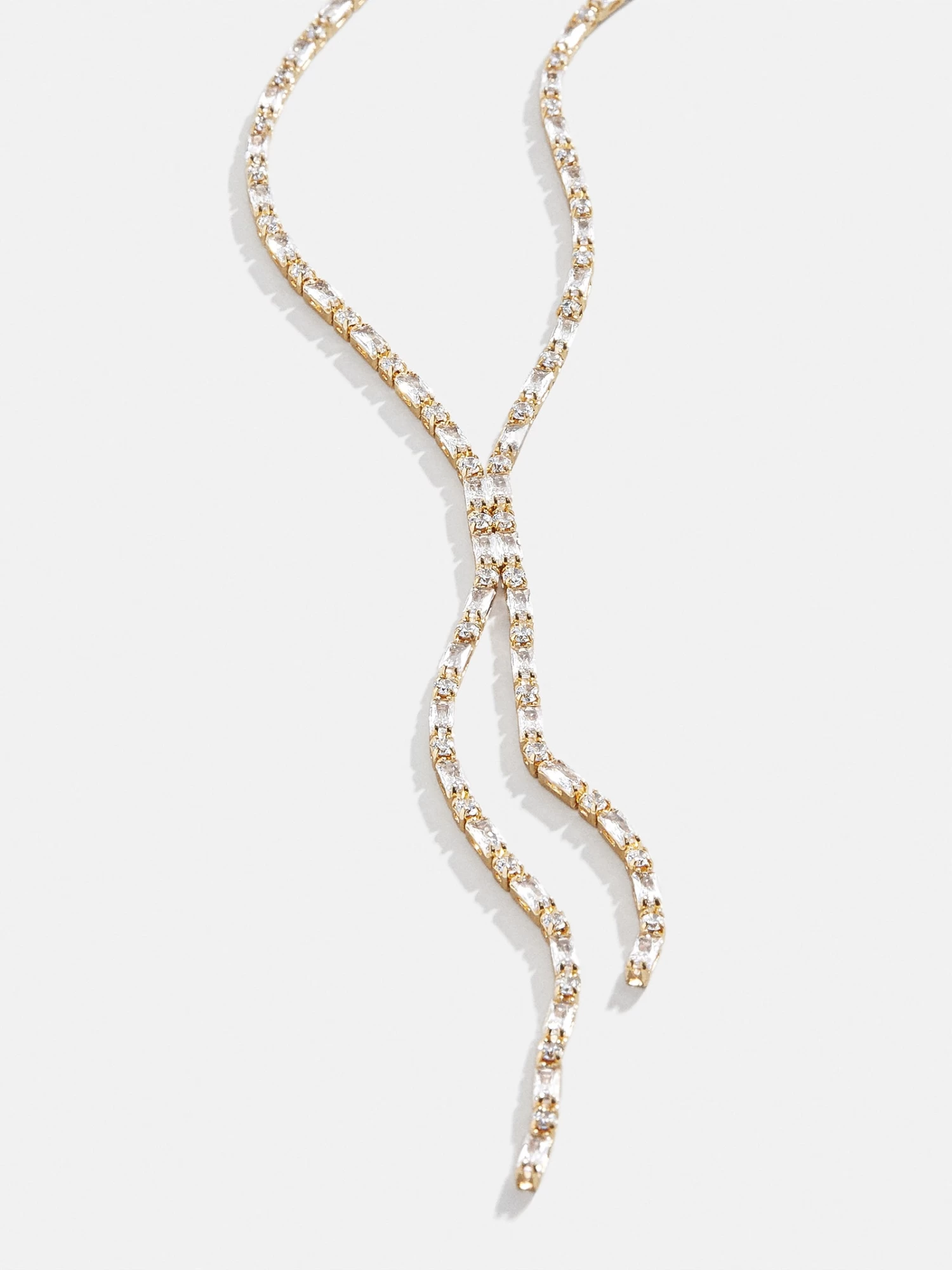 Bridgette Necklace - Clear/Gold 5 Bridgette Necklace - Clear/Gold - Image 3
