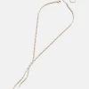 Bridgette Necklace - Clear/Gold 2 Bridgette Necklace - Clear/Gold -Baublebar 110795 G 02