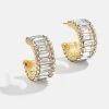 Noa Earrings - Clear/Gold -Baublebar 110808 G 01
