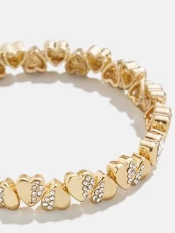 Addison Bracelet - Clear/Gold