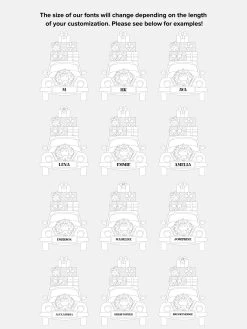 Merry Mobile Custom Ornament - Merry Mobile -Baublebar 110999 FontSize2