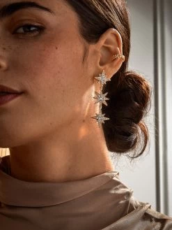 Jupiter Earrings - Gold/Pavé 5 Jupiter Earrings - Gold/Pavé -Baublebar 111039 m