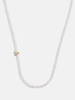 Opal Semi-Precious Initial Necklace - Opal -Baublebar 111196 G A