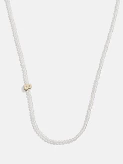Opal Semi-Precious Initial Necklace - Opal -Baublebar 111196 G B