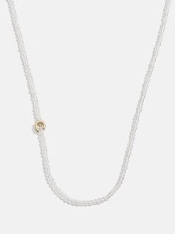 Opal Semi-Precious Initial Necklace - Opal -Baublebar 111196 G C